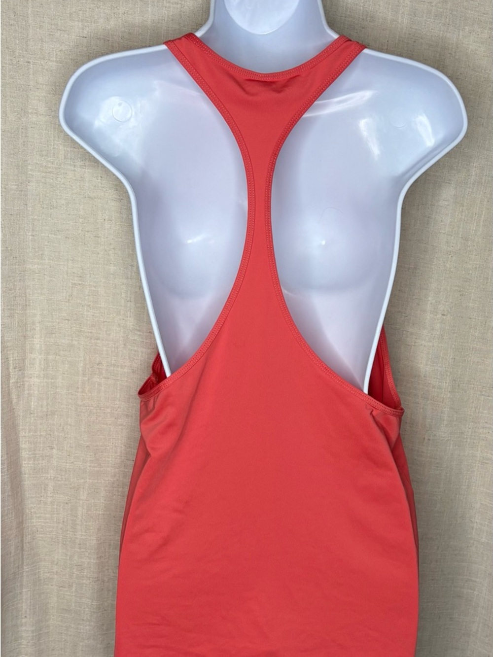 Fabletics Peggy Racerback Workout Tank Top Coral Pink - Size S - Picture 4 of 5
